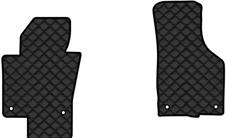 Килимки з екошкіри в салон авто передні EVAtech для Passat (B6) (with armrest) Volkswagen 2005-2010 6 покоління Combi EU VW3263AZ2AV4BBB