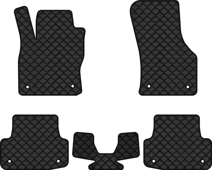 Килимки з екошкіри в салон авто EVAtech ECO для A3 (8V) Audi 2012-2020 3 покоління Sedan USA AU33258CR5AV8BBB