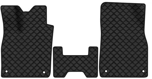 Килимки з екошкіри в салон авто передні EVAtech ECO для ID.4 Crozz Volkswagen 2020 1 покоління SUV EU VW41502AD3AV4BBB