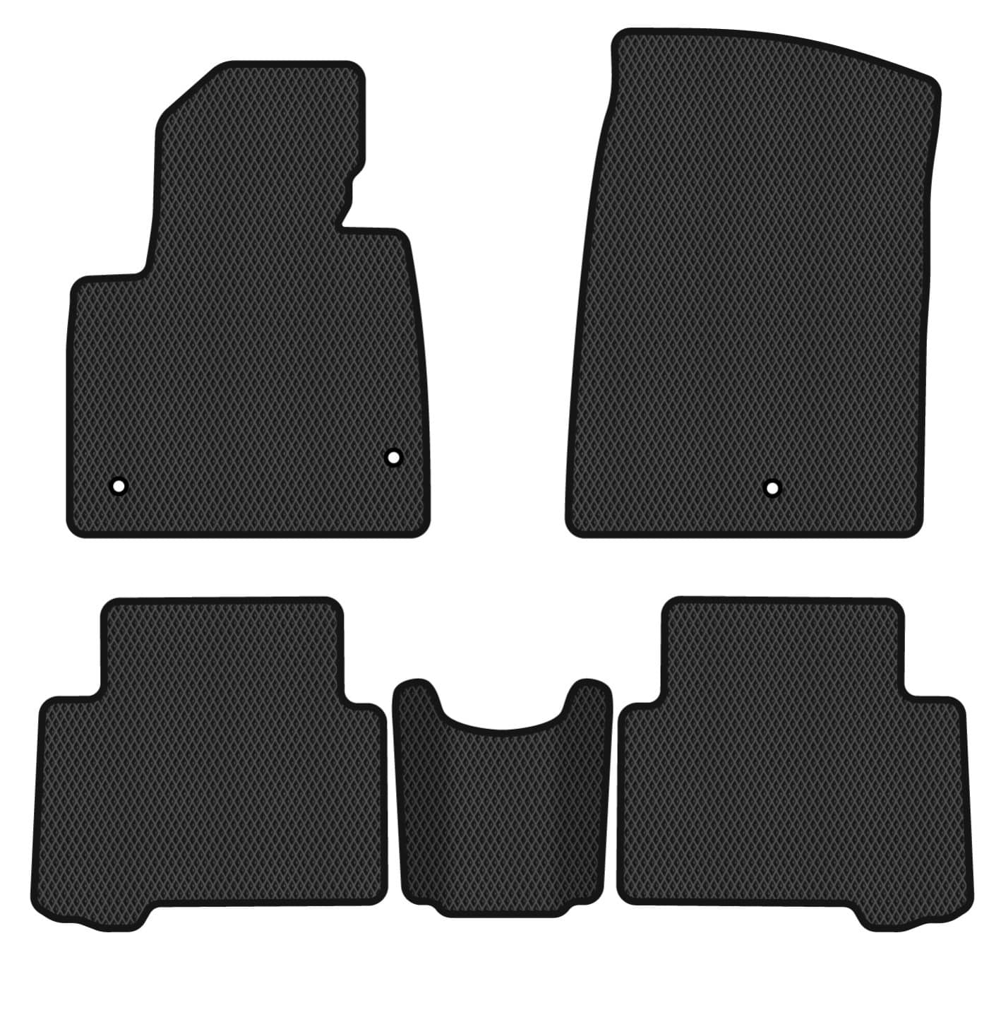 EVA килимки в салон авто EVAtech для Santa FE (DM) 7 seats Hyundai 2012-2017 3 покоління SUV USA HY34472CB5LA3RBB