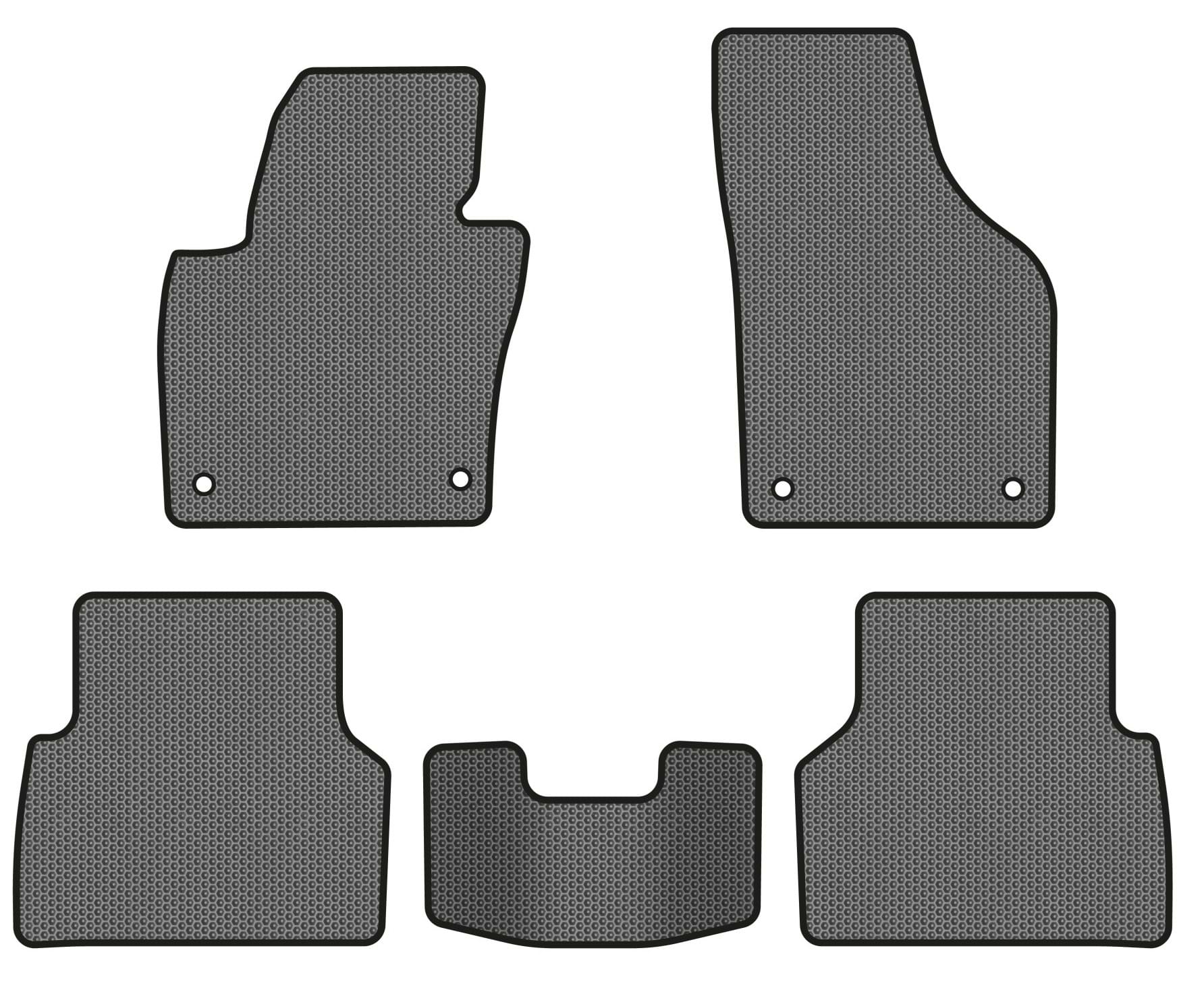EVA коврики в салон авто EVAtech для Tiguan (NF) AT Volkswagen 2007-2018 1 поколение SUV EU (VW32872CS5AV4SGB)