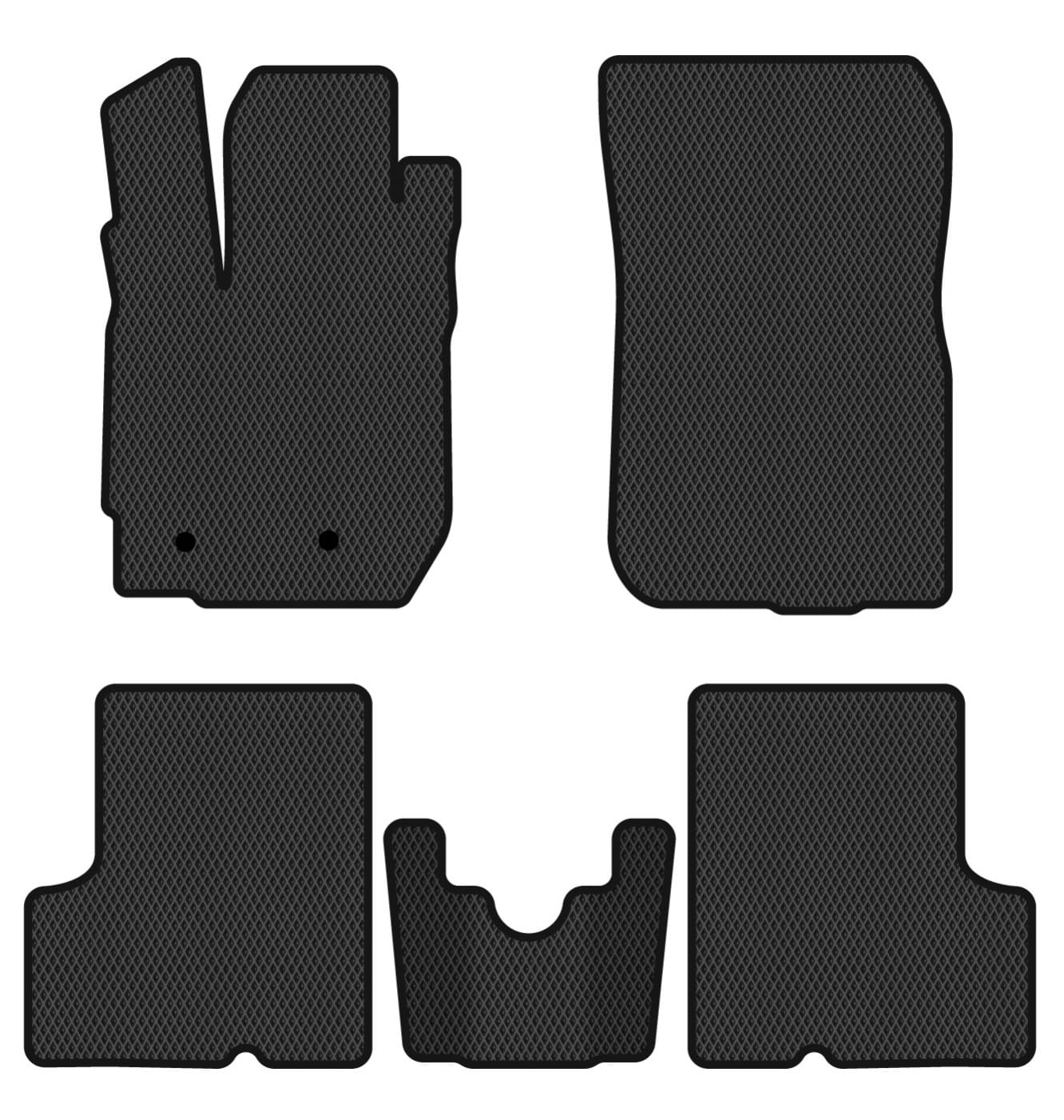 EVA коврики в салон авто EVAtech для Duster Restyling Renault 2015-2018 1 поколение SUV EU RT31523C5RD2RBB