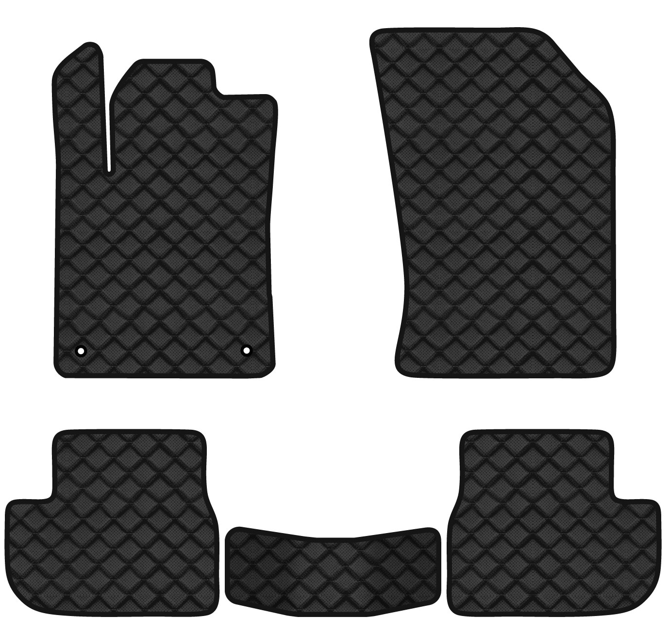 Коврики из экокожи в салон авто EVAtech ECO для C3 Citroen 2009-2016 2 поколение Htb EU CN21765C5CP2BBB