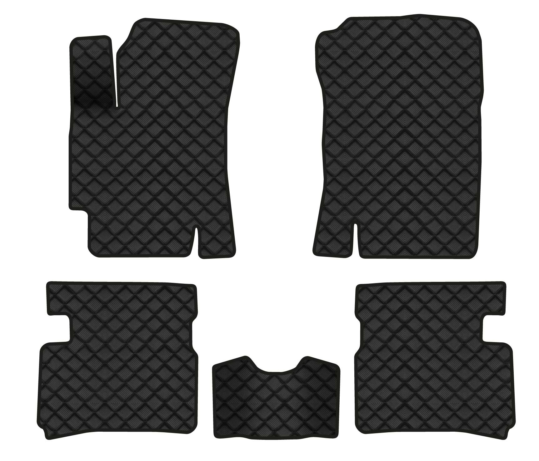 Коврики из экокожи в салон авто EVAtech ECO для Accent (MC) Hyundai 2006-2010 3 поколение Sedan EU HY1477C5BBB