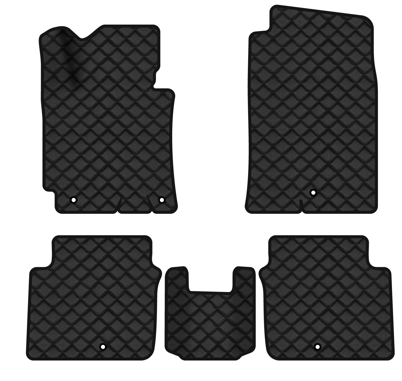 Коврики из экокожи в салон авто EVAtech ECO для Elantra (MD) (5 clips) Hyundai 2010-2015 5 поколение Sedan USA HY14487CD5KH5BBB