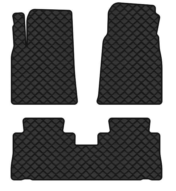 Фото - Килимки з екошкіри в салон авто EVAtech ECO для Captiva (C140) 7 seats AT Restyling Chevrolet 2011-2018 1 покоління SUV EU CT3172Z3BBB