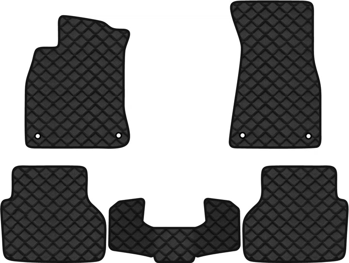 Коврики из экокожи в салон авто EVAtech ECO для A6 (C8) Hybrid Audi 2018 5 поколение Combi EU AU44464CB5AV4BBB