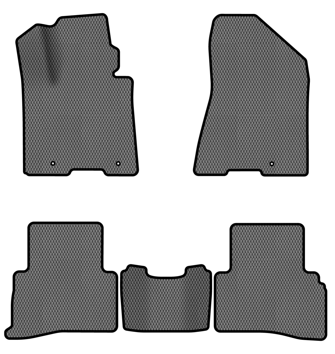 EVA килимки в салон авто EVAtech для Sportage (QL) Kia 2016-2021 4 покоління SUV EU (KI1358CE5LA3RGB)