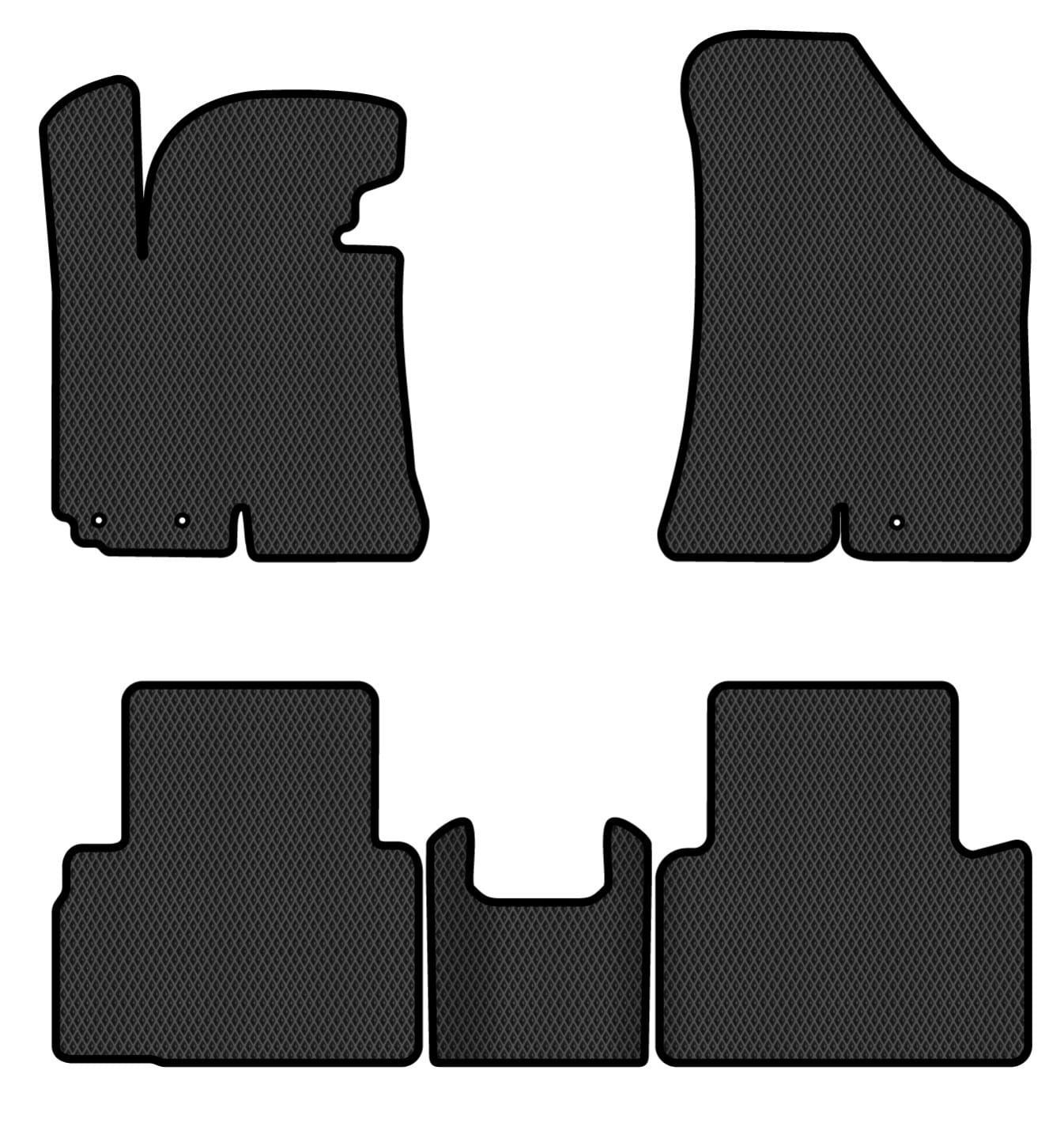 EVA килимки в салон авто EVAtech для Sportage (SL) Kia 2010-2015 3 покоління SUV EU (KI1323CV5LA3RBB)