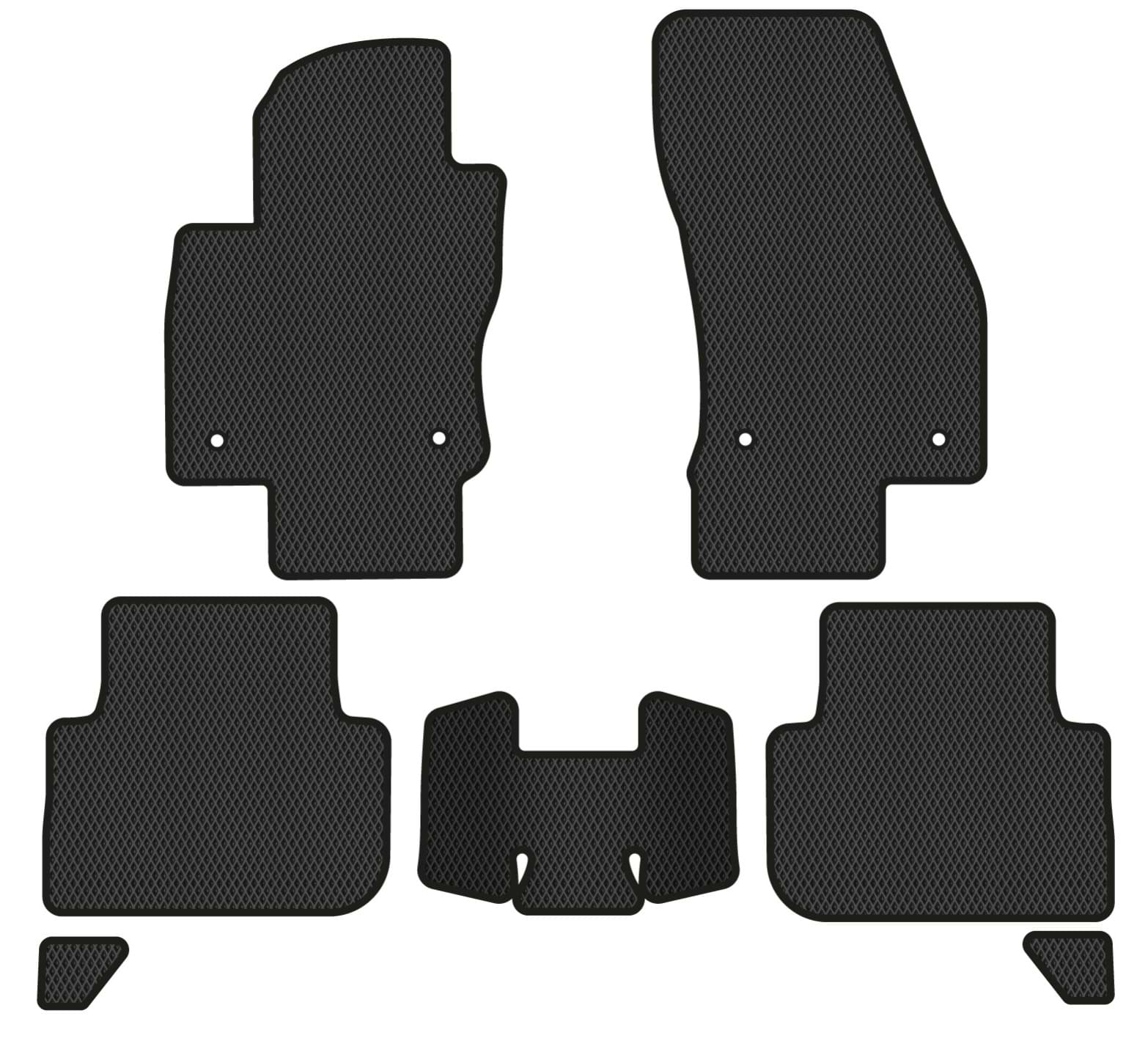 EVA коврики в салон авто EVAtech для Tiguan (Mk 2) Restyling Volkswagen 2020 2 поколение SUV EU (VW41380CM7AV4RBB)