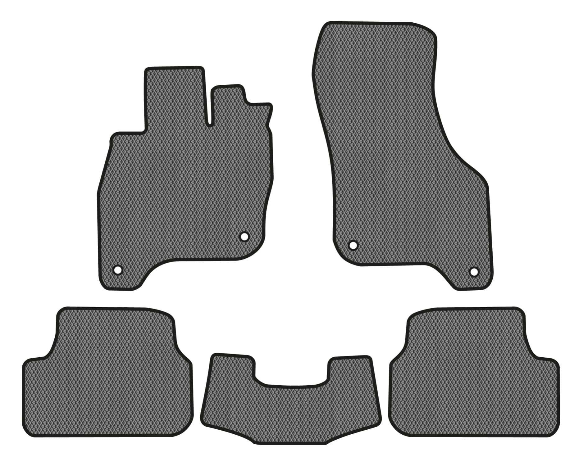 EVA коврики в салон авто EVAtech для e-Golf Volkswagen 2014-2017 1 поколение Htb EU VW1878CG5AV4RGB