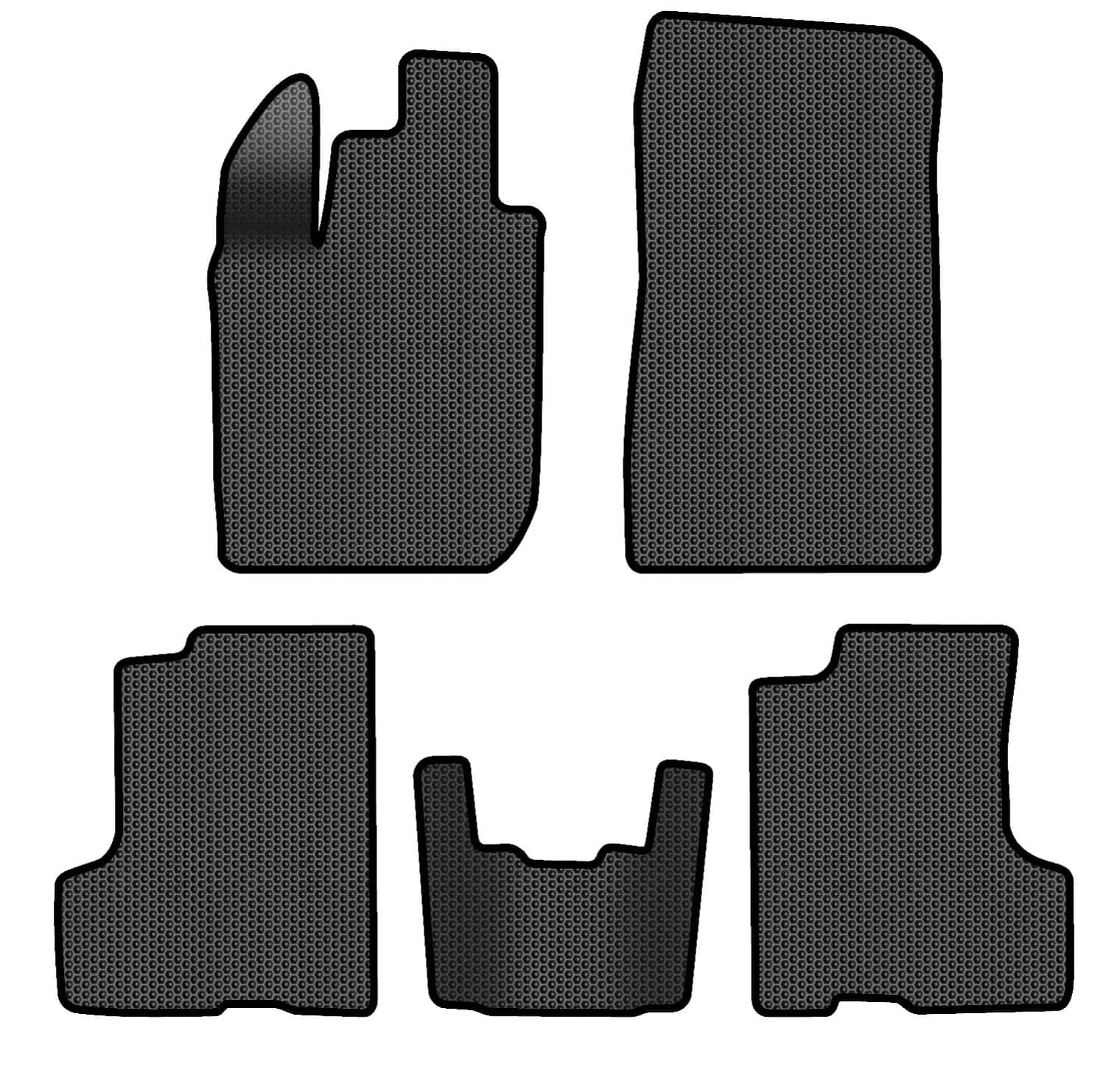 EVA килимки в салон авто EVAtech для Duster (HM) MT Renault 2018 2 покоління SUV EU RT13505C5SBB