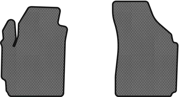 EVA коврики в салон авто передние EVAtech для Matiz Daewoo 1997-2015 1 поколение Htb EU DO351AV2RGB