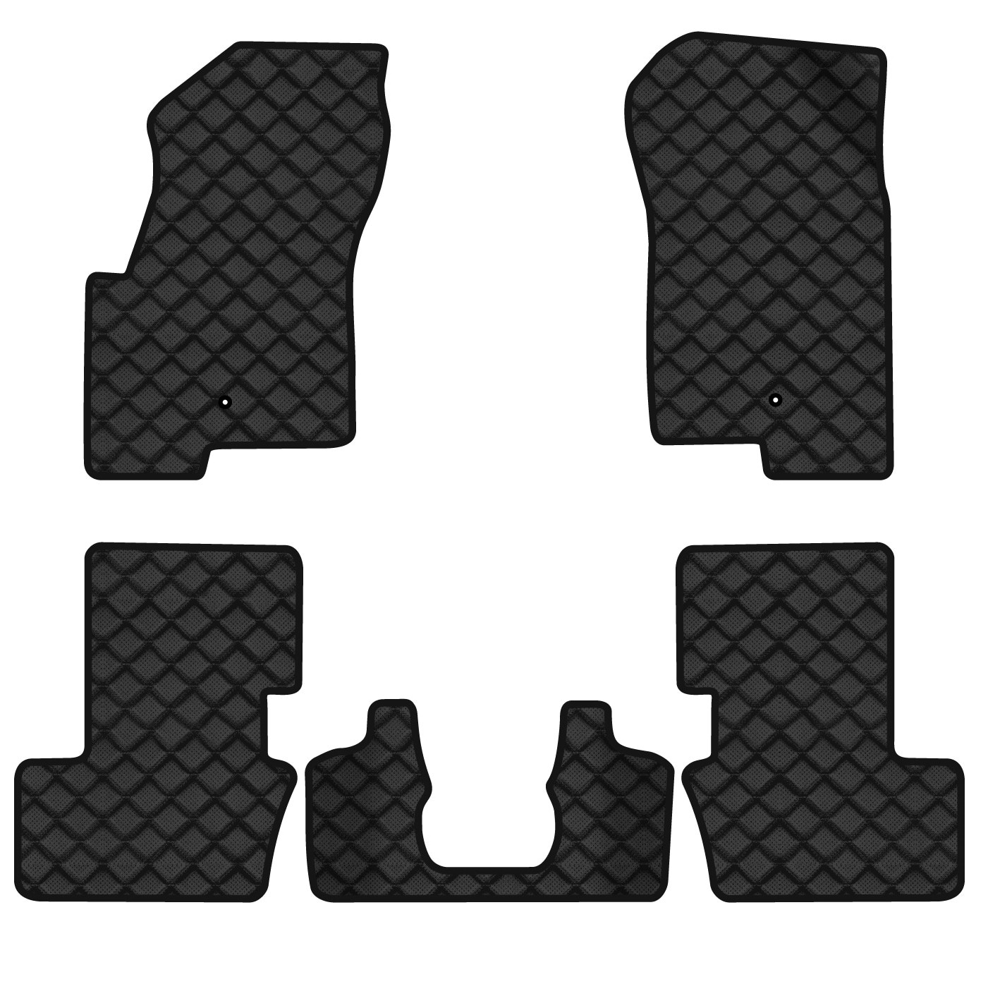 Коврики из экокожи в салон авто EVAtech для Patriot (MK74) Jeep 2006-2011 1 поколение SUV USA (JP1760CB5LA2BBB)