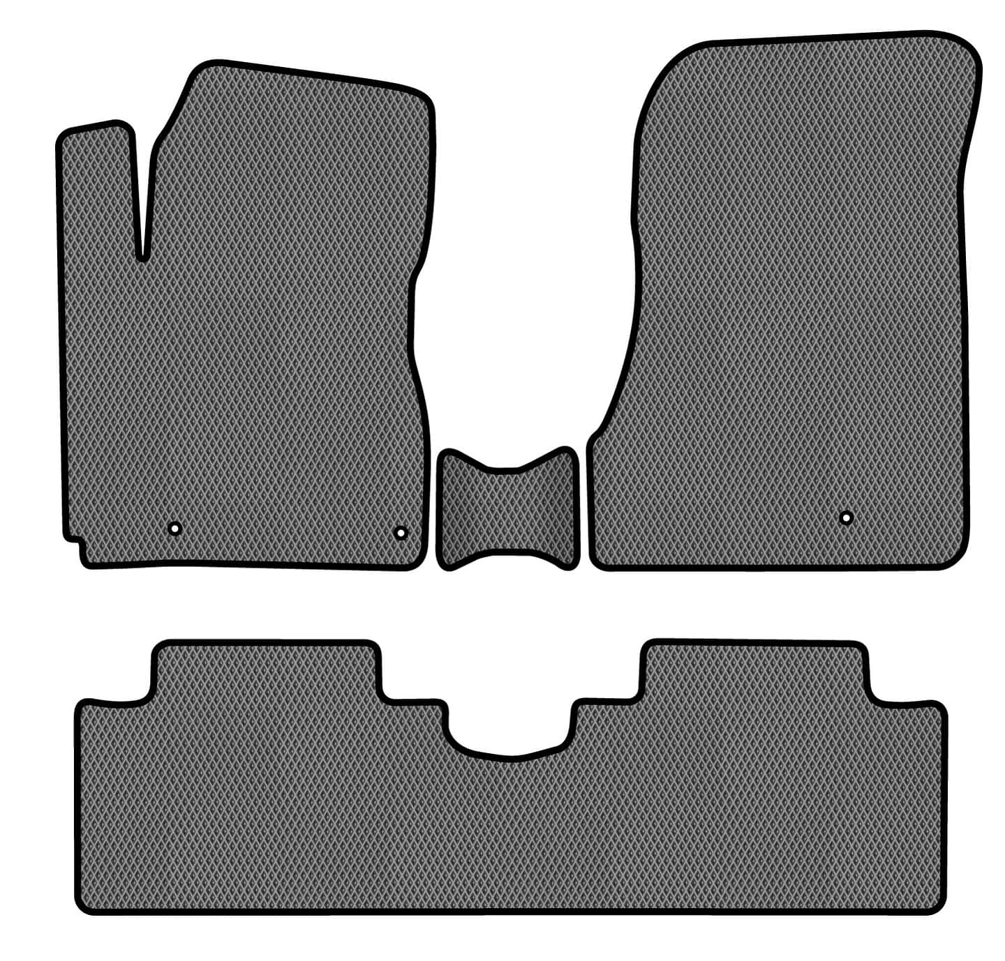 EVA килимки в салон авто EVAtech для Tucson (JM) AT Hyundai 2004-2010 1 покоління SUV EU HY43411Z4LA3RGB
