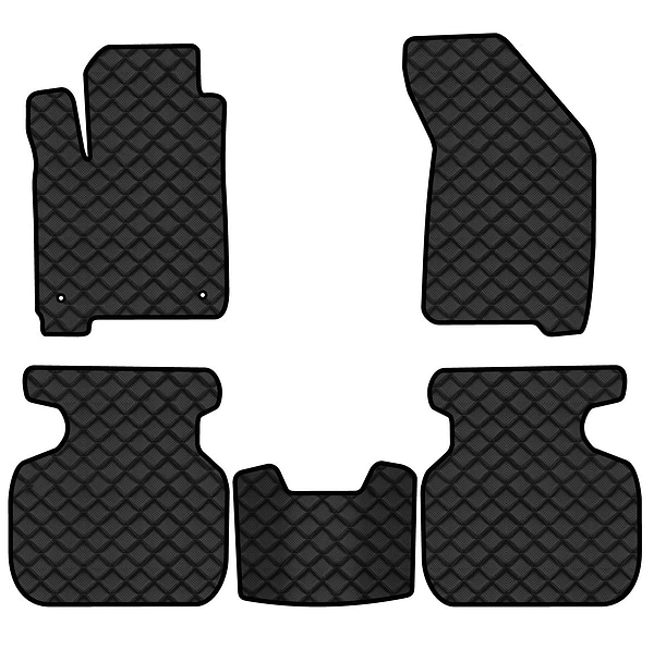 Фото - Коврики из экокожи в салон авто EVAtech ECO для Journey (2 clips) 7 seats Dodge 2007-2020 1 поколение SUV EU DE13387CV5LA2BBB