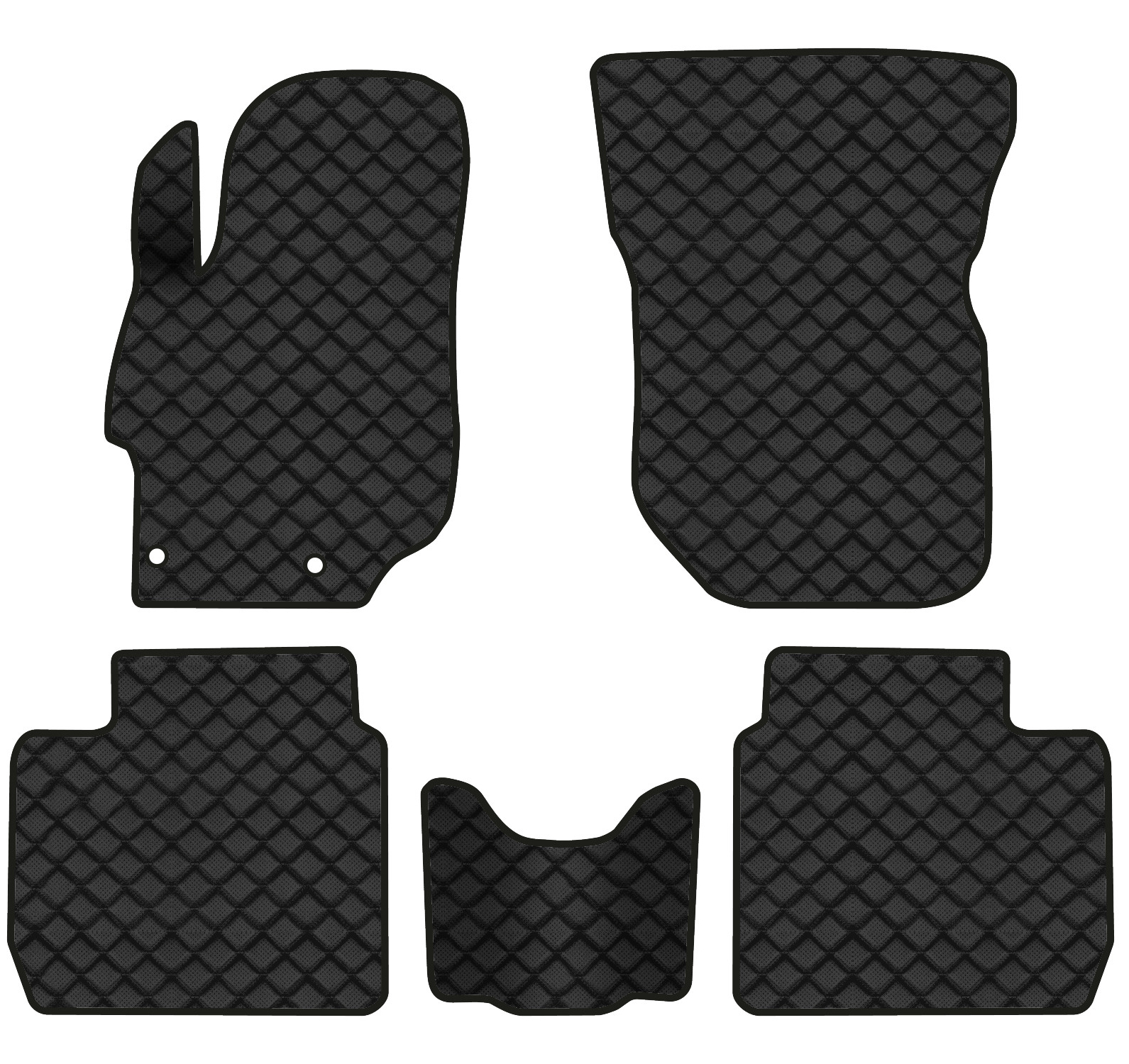 Коврики из экокожи в салон авто EVAtech ECO для C-Elysee Restyling Citroen 2016 2 поколение Sedan EU CN12710C5AV2BBB