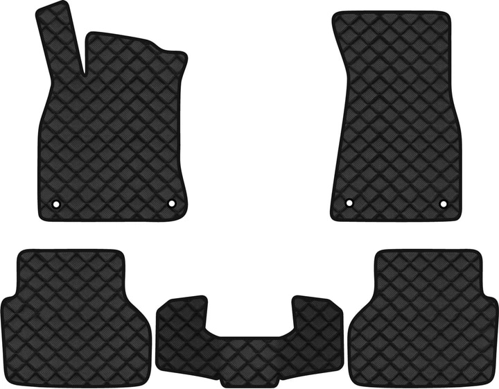 Килимки з екошкіри в салон авто EVAtech ECO для A6 (C8) Hybrid Audi 2018 5 покоління Combi EU AU44464C5AV4BBB