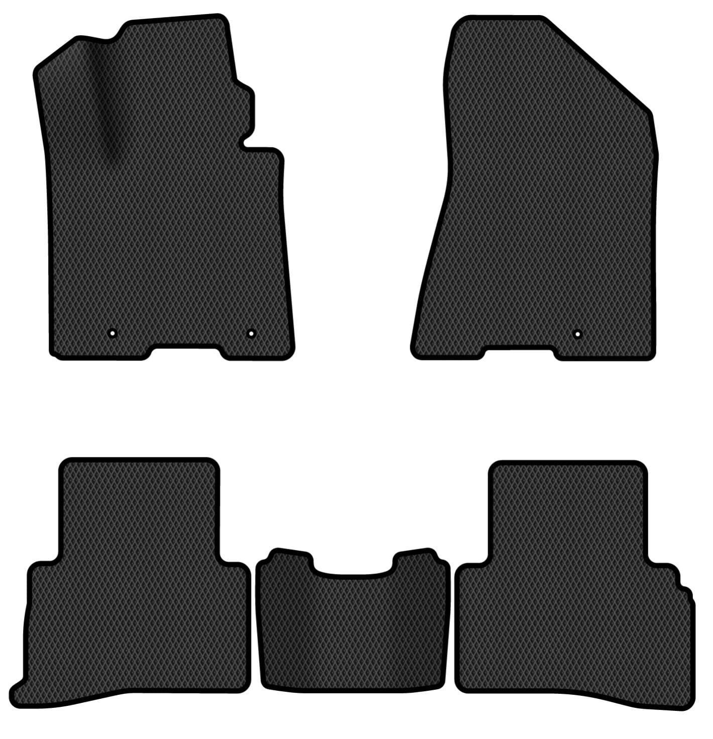 EVA коврики в салон авто EVAtech для Sportage (QL) Kia 2016-2021 4 поколение SUV EU (KI1358CE5LA3RBB)