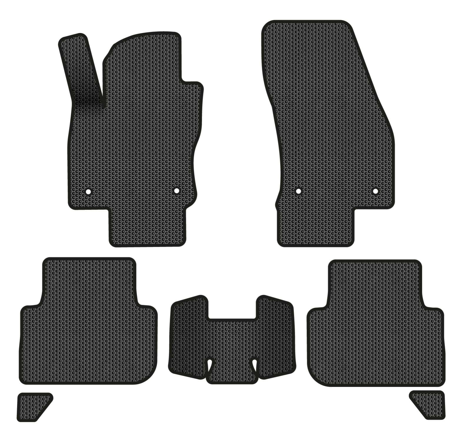 EVA коврики в салон авто EVAtech для Tiguan (Mk 2) Restyling Volkswagen 2020 2 поколение SUV EU (VW41380CL7AV4SBB)