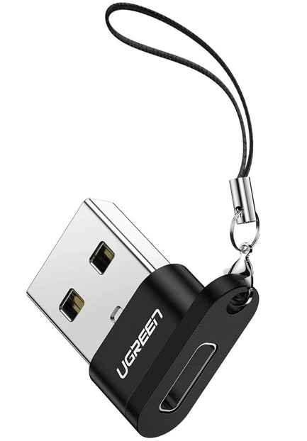 Фото - Переходник UGREEN US280 USB A Male to USB-C Female Black (50568)