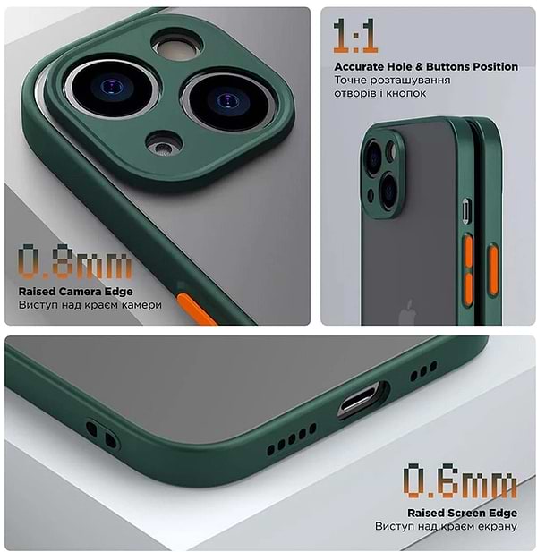 Фото - Чохол для смартфону Armorstandart Frosted Matte for Samsung M14 5G (M146) Dark Green (ARM66722)