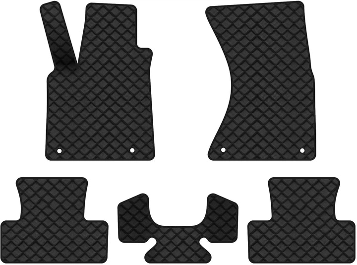 Коврики из экокожи в салон авто EVAtech ECO для Q5 (8R) Restyling Audi 2012-2017 1 поколение SUV USA AU42897C5AV4BBB