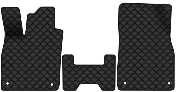 Килимки з екошкіри в салон авто передні EVAtech ECO для ID.4 Crozz Volkswagen 2020 1 покоління SUV EU VW41502A3AV4BBB