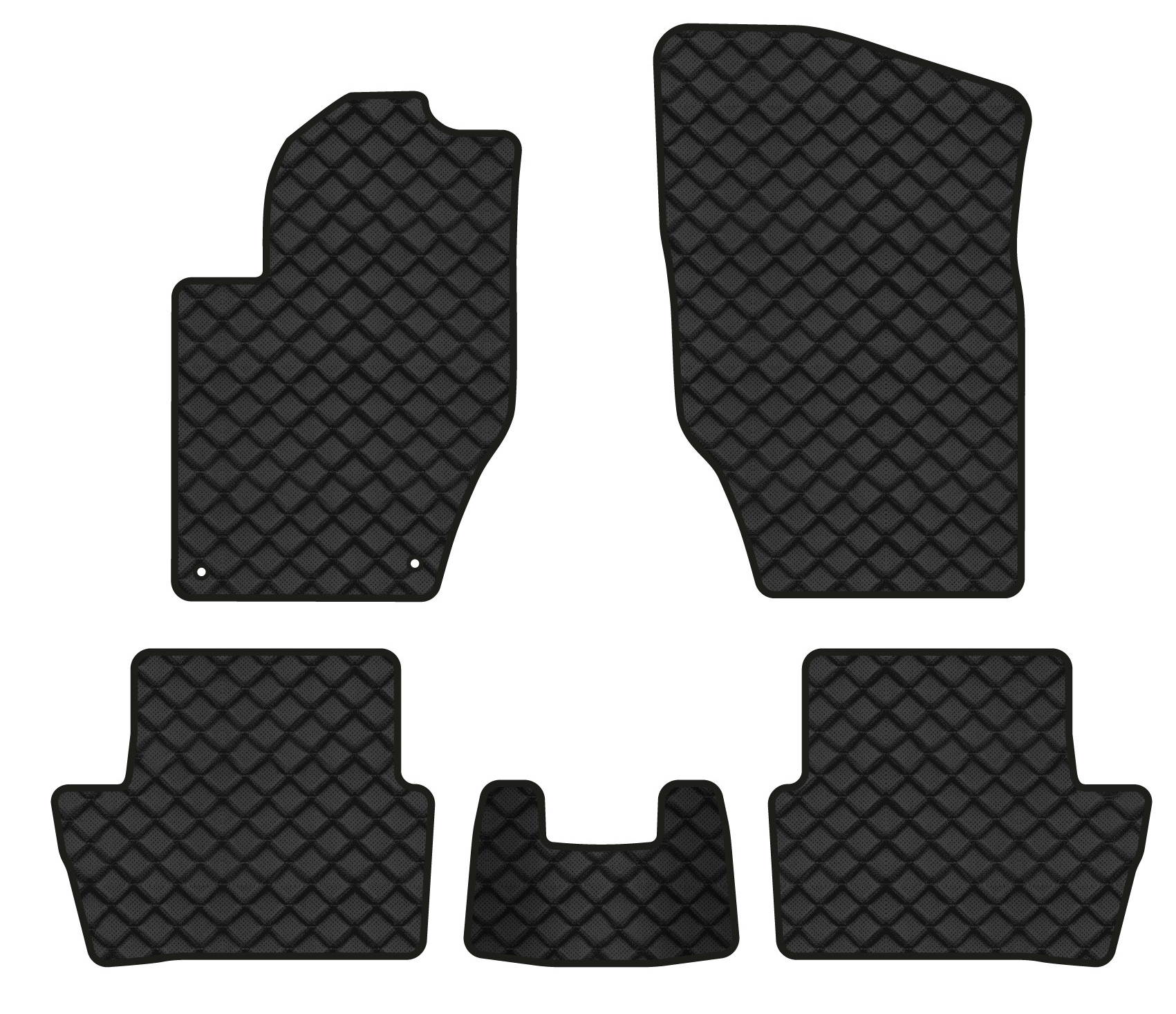 Коврики из экокожи в салон авто EVAtech ECO для C4 Citroen 2010-2018 2 поколение Htb EU CN1556CB5CP2BBB