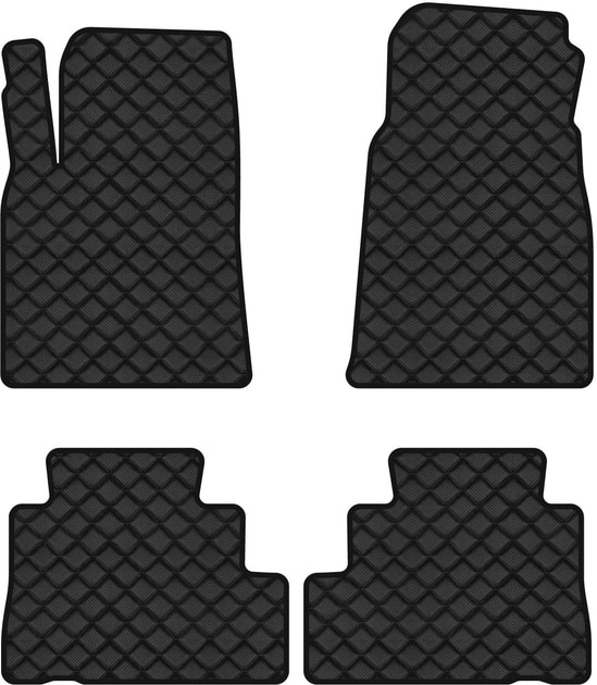 Коврики из экокожи в салон авто EVAtech ECO для Captiva (C100) 5 seats Chevrolet 2006-2011 1 поколение SUV EU CT339PC4BBB