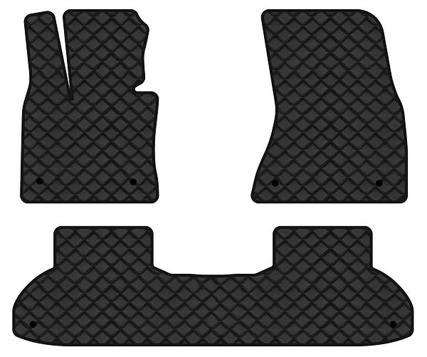 Фото - Килимки з екошкіри в салон авто EVAtech ECO для X6 (F16) BMW 2014-2019 2 покоління SUV EU BM334Z3BW6BBB