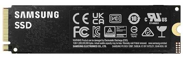 Фото - SSD-накопитель внутренний Samsung 990 Pro 2TB M.2 PCIe 4.0x4 (MZ-V9P2T0BW)