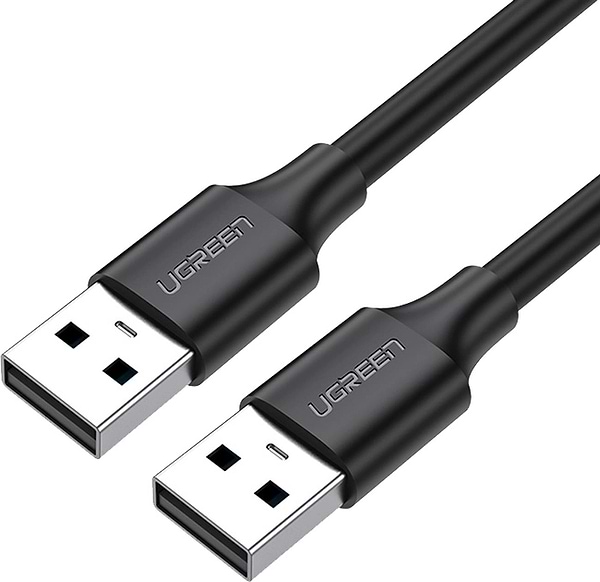 Фото - Кабель USB type A - USB type B UGREEN US102 USB 2.0 A Male to A Male 1.5m Black (10310)