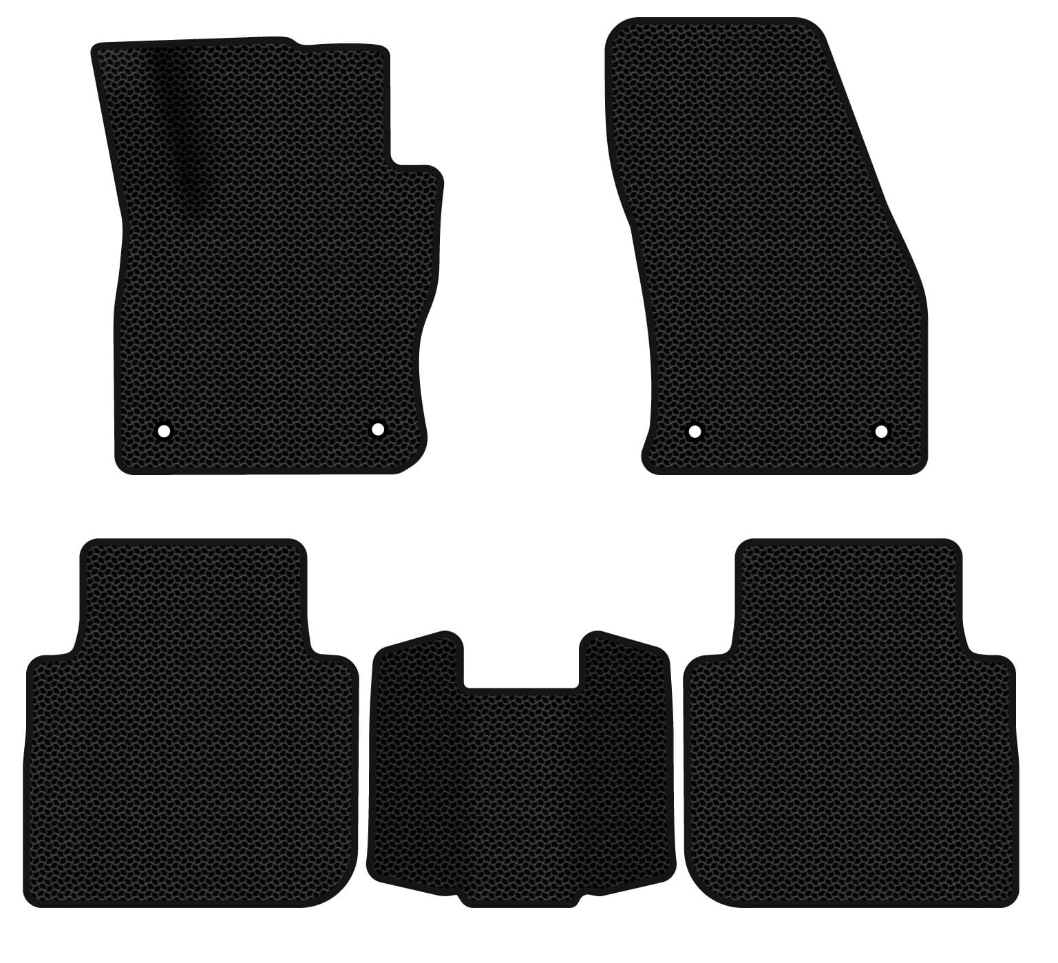 EVA коврики в салон авто EVAtech для Tiguan Allspace 5 seats Volkswagen 2016-2020 1 поколение SUV USA (VW13965CQ5AV4KBB)