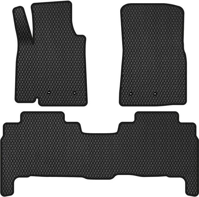 EVA коврики в салон авто EVAtech для LX 570 (URJ200) 5 seats Restyling Lexus 2012-2022 3 поколение SUV EU LS23188Z3TL4RBB