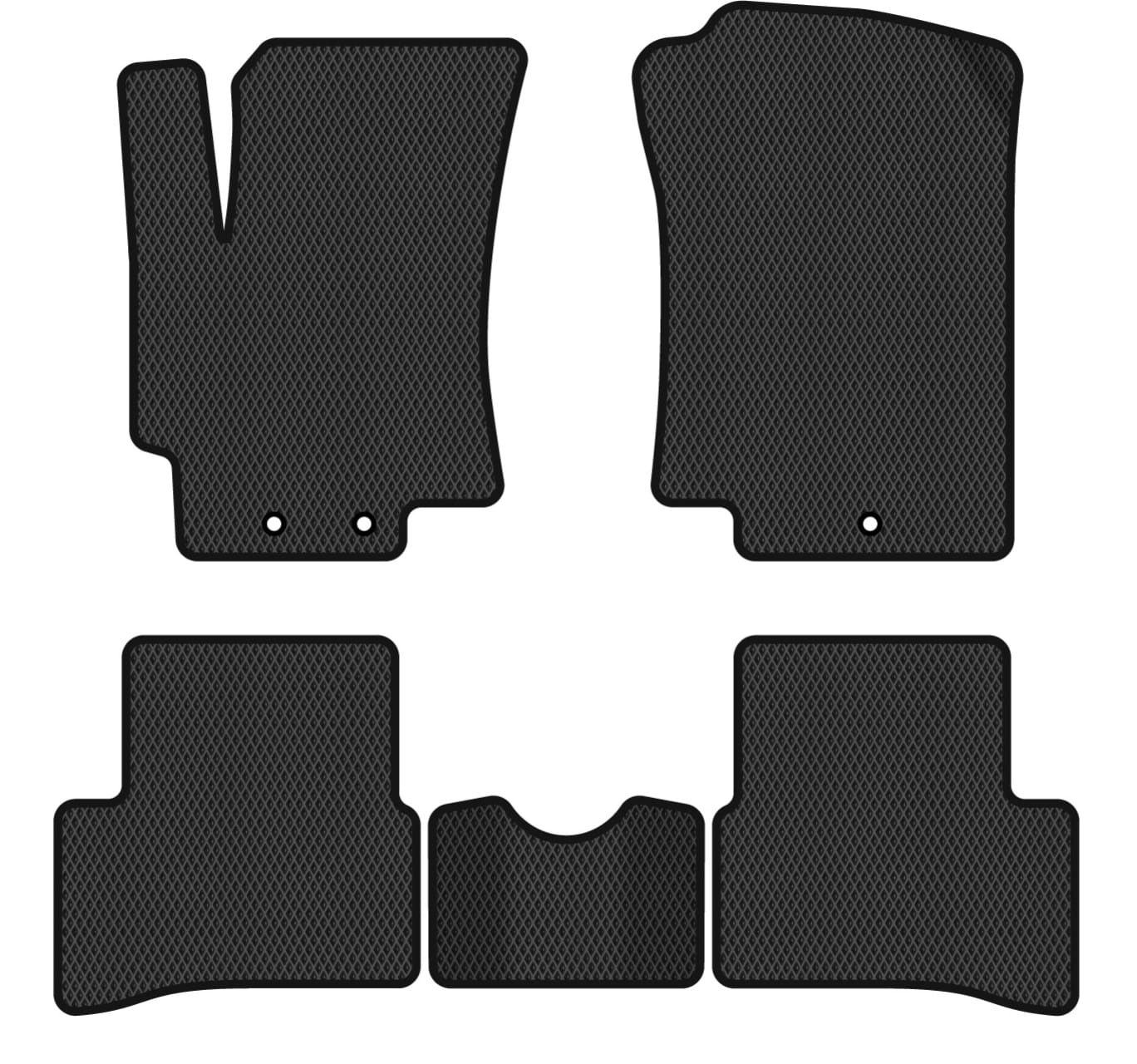 EVA килимки в салон авто EVAtech для Rio (DE) Kia 2005-2011 2 покоління Sedan EU (KI3540C5AV3RBB)