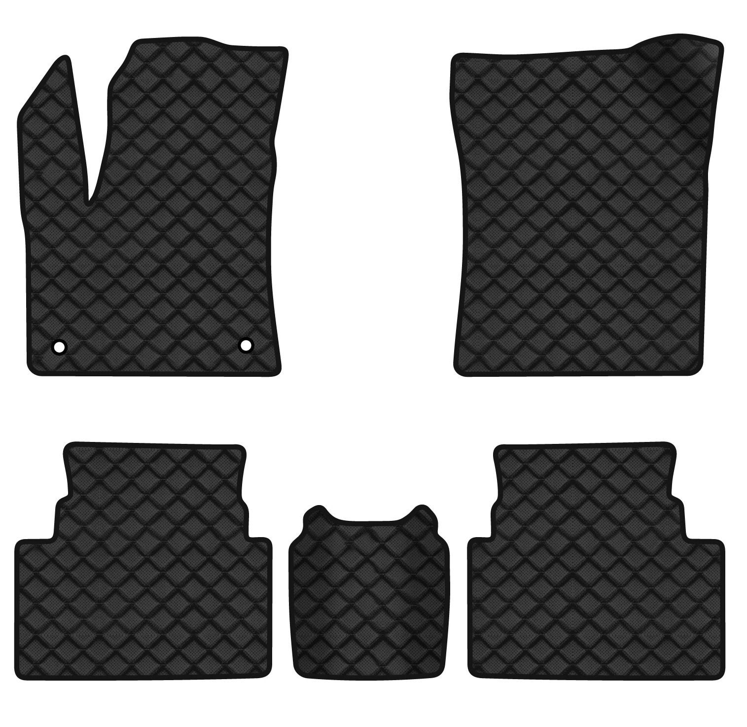 Коврики из экокожи в салон авто EVAtech ECO для C5 Aircross Citroen 2017 1 поколение SUV EU CN1690C5AV2BBB