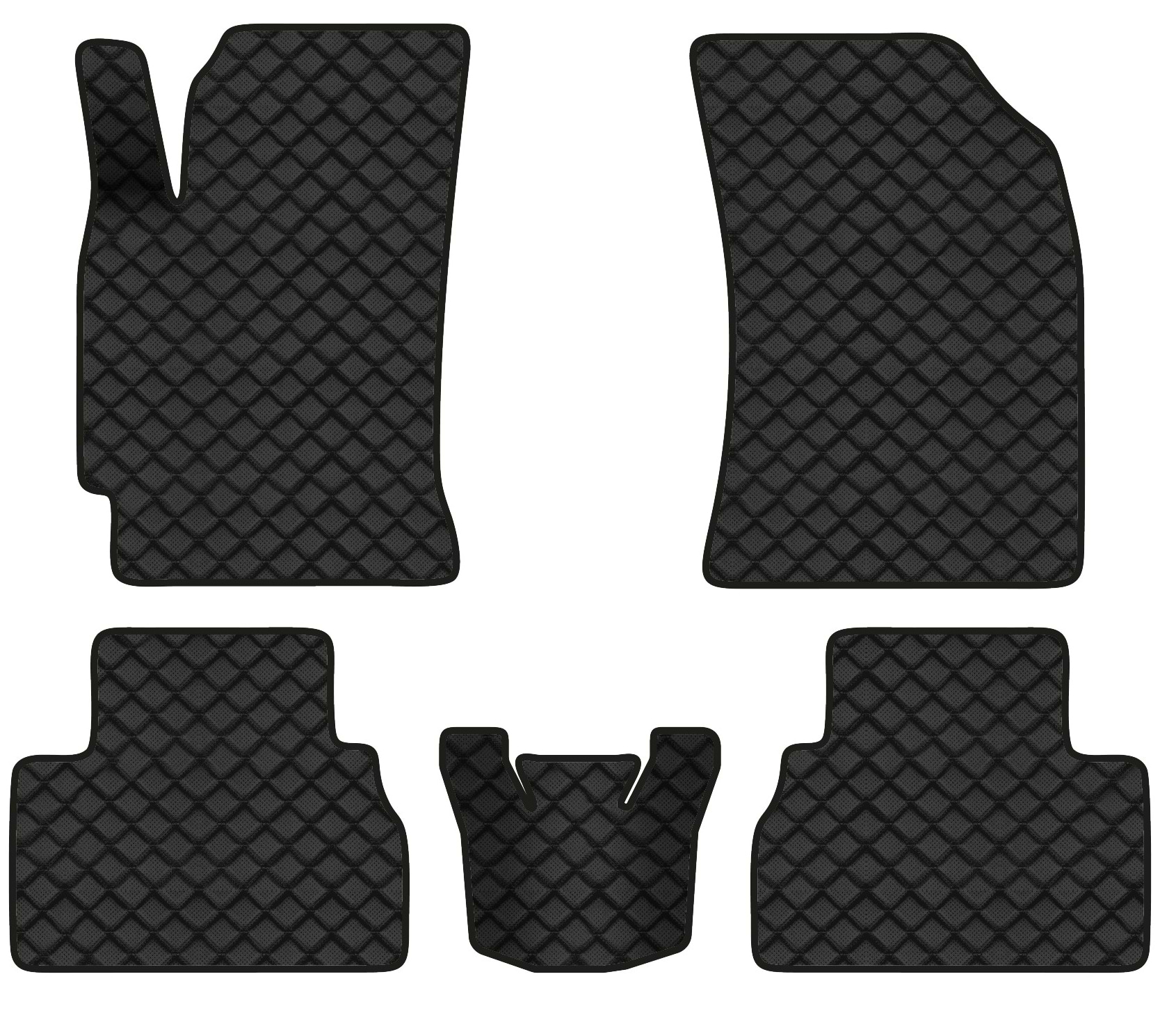 Коврики из экокожи в салон авто EVAtech ECO для Epica Chevrolet 2006-2012 1 поколение Sedan EU CT2992CV5BBB