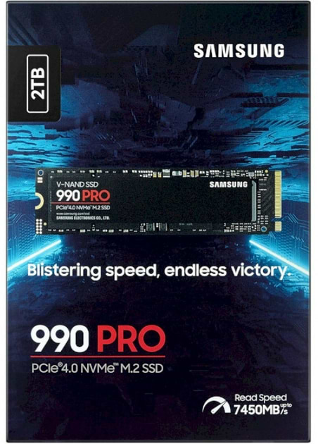Фото - SSD-накопитель внутренний Samsung 990 Pro 2TB M.2 PCIe 4.0x4 (MZ-V9P2T0BW)