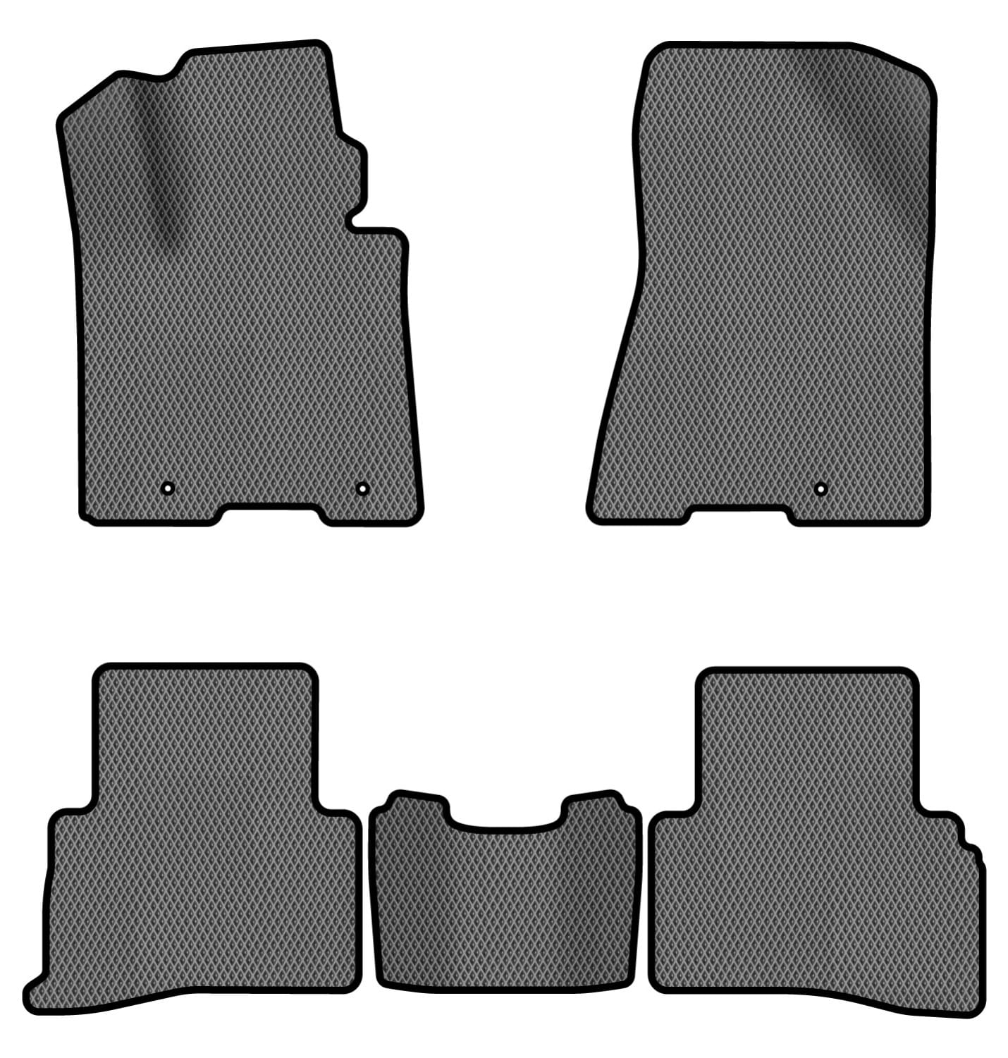 EVA килимки в салон авто EVAtech для Sportage (QL) Kia 2016-2021 4 покоління SUV EU (KI1358CD5LA3RGB)