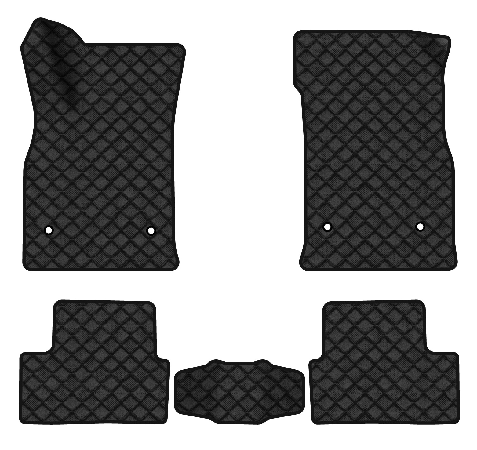 Коврики из экокожи в салон авто EVAtech ECO для Cruze (J300) Chevrolet 2009-2016 2 поколение Sedan EU CT340CD5AV4BBB