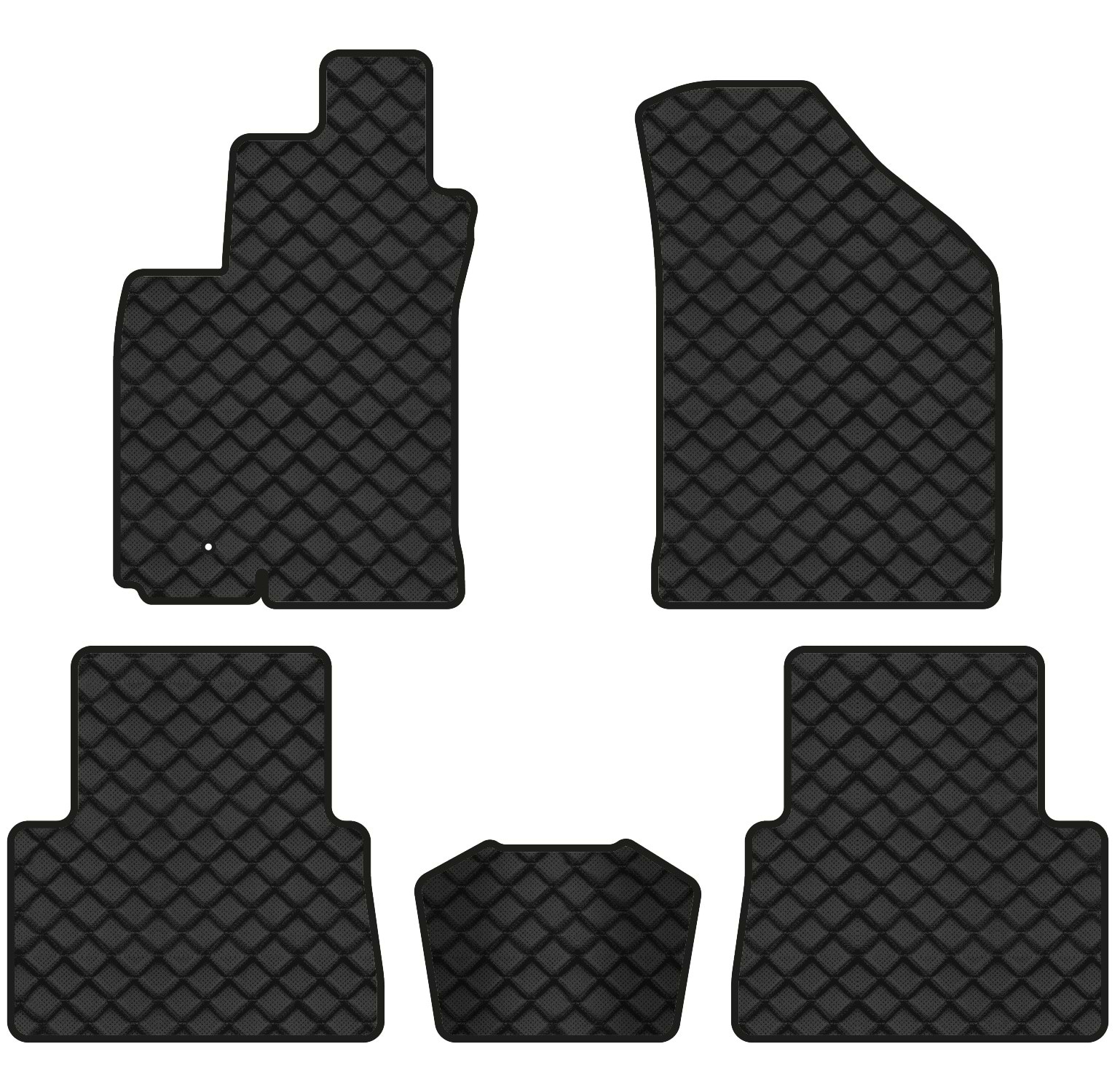 Коврики из экокожи в салон авто EVAtech ECO для Lacetti Chevrolet 2002 1 покоение Sedan EU CT32554CG5LA1BBB