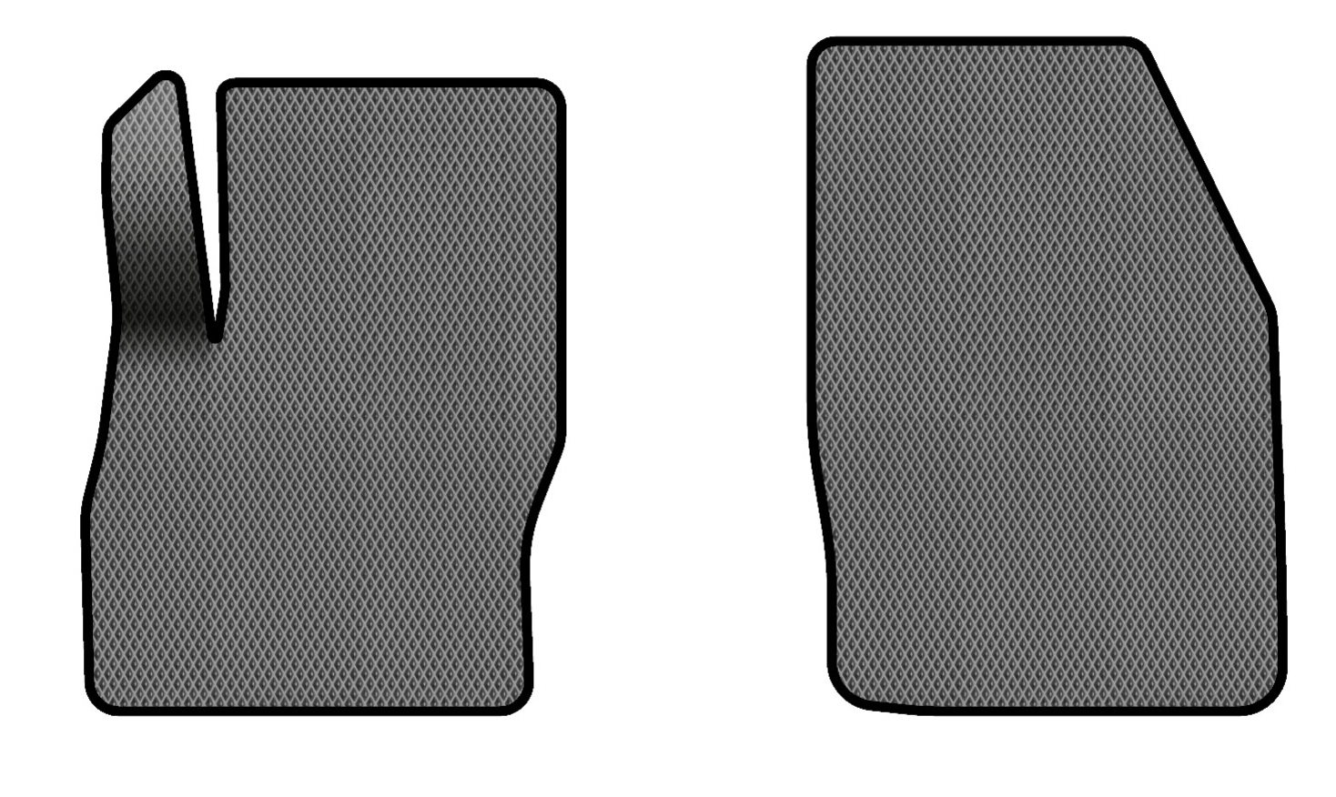 EVA коврики в салон авто передние EVAtech для Focus (C307) AT Ford 2005-2010 2 поколение Sedan EU FD32207AV2RGB