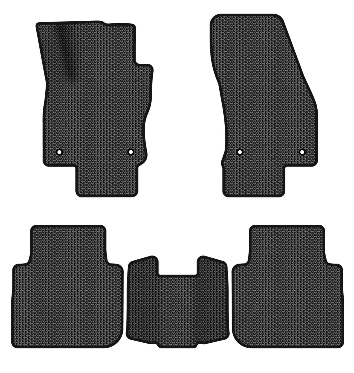 EVA коврики в салон авто EVAtech для Tiguan Allspace 5 seats Volkswagen 2016-2020 1 поколение SUV USA (VW13965CK5AV4SBB)