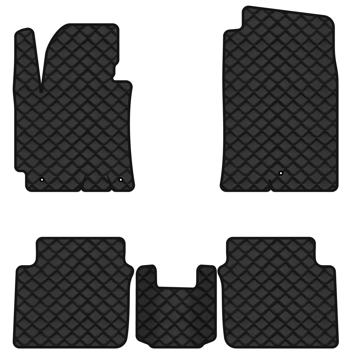 Коврики из экокожи в салон авто EVAtech ECO для Elantra (MD) (3 clips) Hyundai 2010-2015 5 поколение Sedan USA HY12793C5LA3BBB