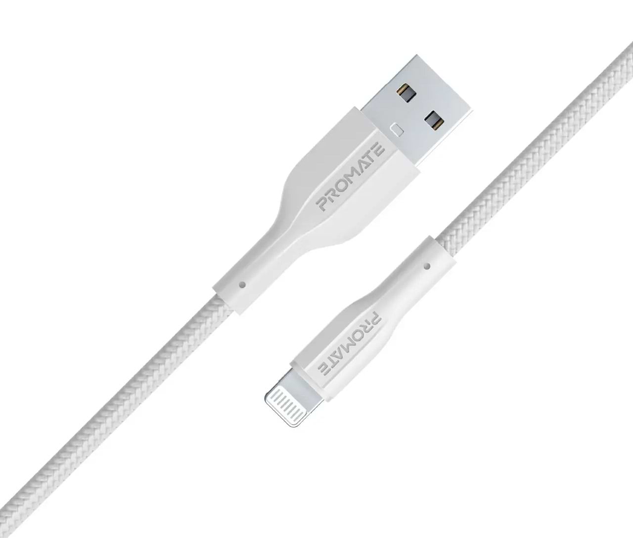 Кабель синхронизации данных Promate Xcord-ai White - Фото 1