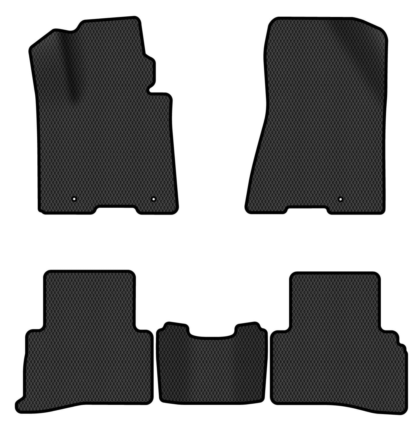 EVA коврики в салон авто EVAtech для Sportage (QL) Kia 2016-2021 4 поколение SUV EU (KI1358CD5LA3RBB)