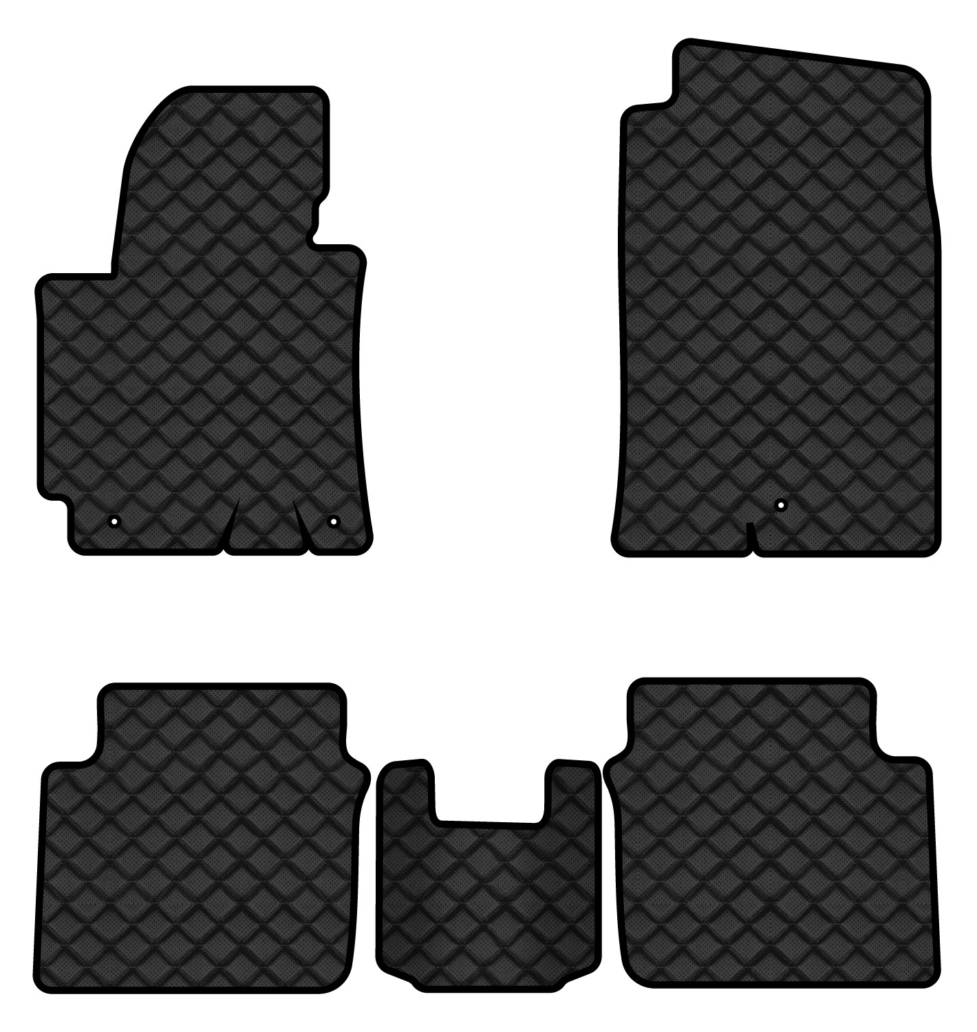 Коврики из экокожи в салон авто EVAtech ECO для Elantra (MD) (3 clips) Hyundai 2010-2015 5 поколение Sedan USA HY12793CB5LA3BBB