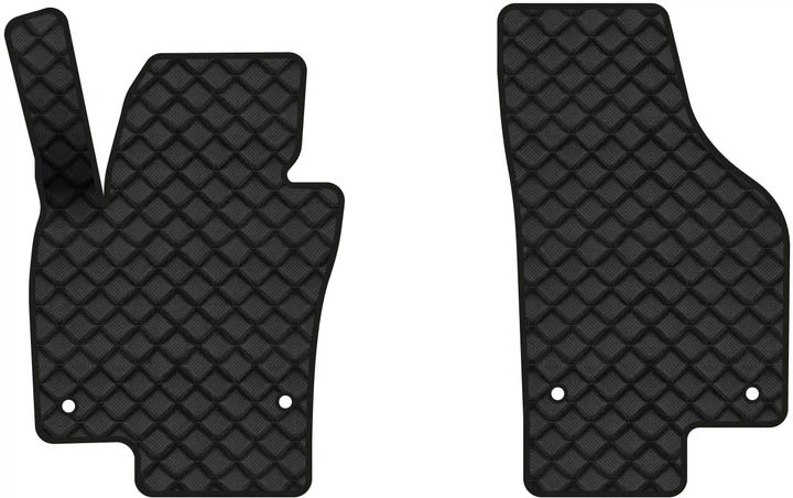 Килимки з екошкіри в салон авто передні EVAtech для Tiguan (NF) AT Volkswagen 2007-2018 1 покоління SUV USA VW32480AK2AV4BBLB