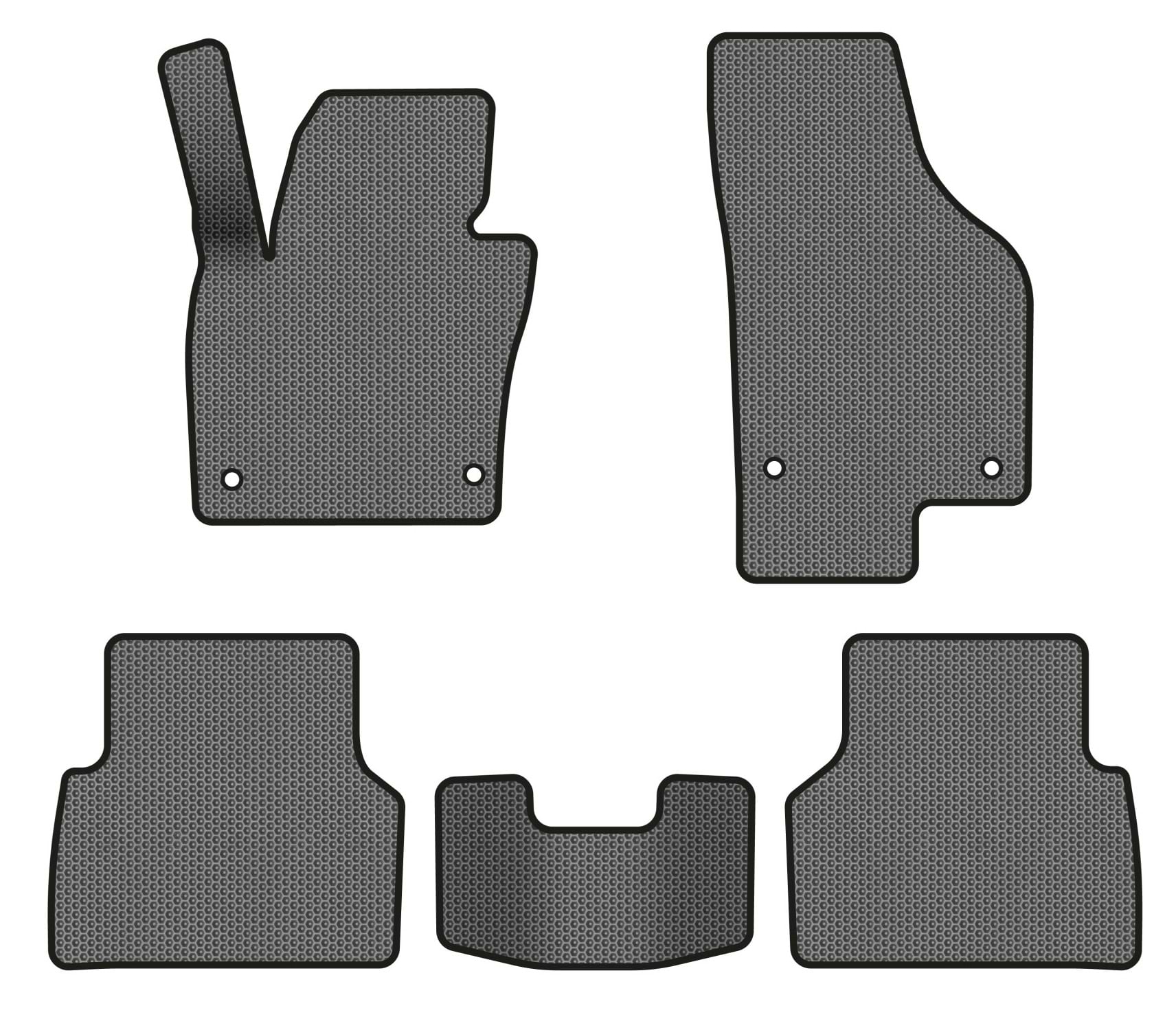 EVA килимки в салон авто EVAtech для Tiguan (NF) AT Volkswagen 2007-2018 1 покоління SUV EU (VW32872CRG5AV4SGB)